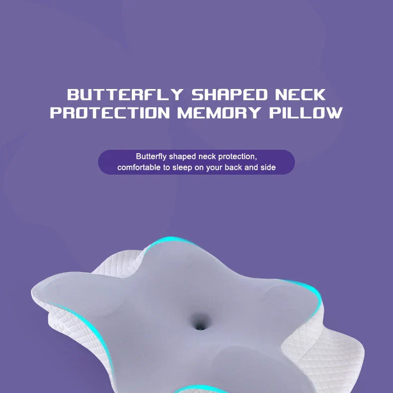 Memory Foam Pillows Butterfly Shape